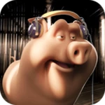 funny pig 3d live wallpaper android application logo